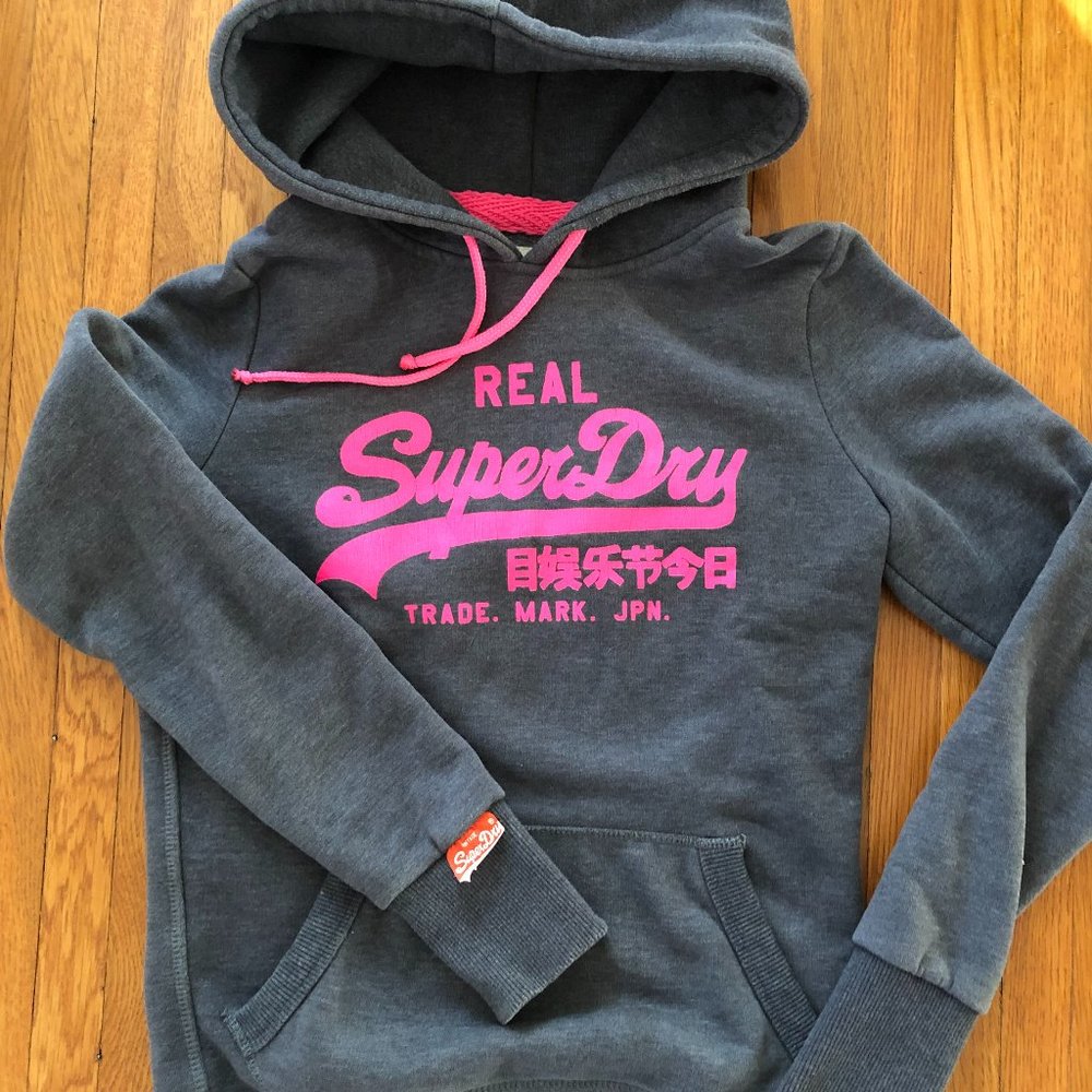 SUPERDRY Hoodie, Grey, M